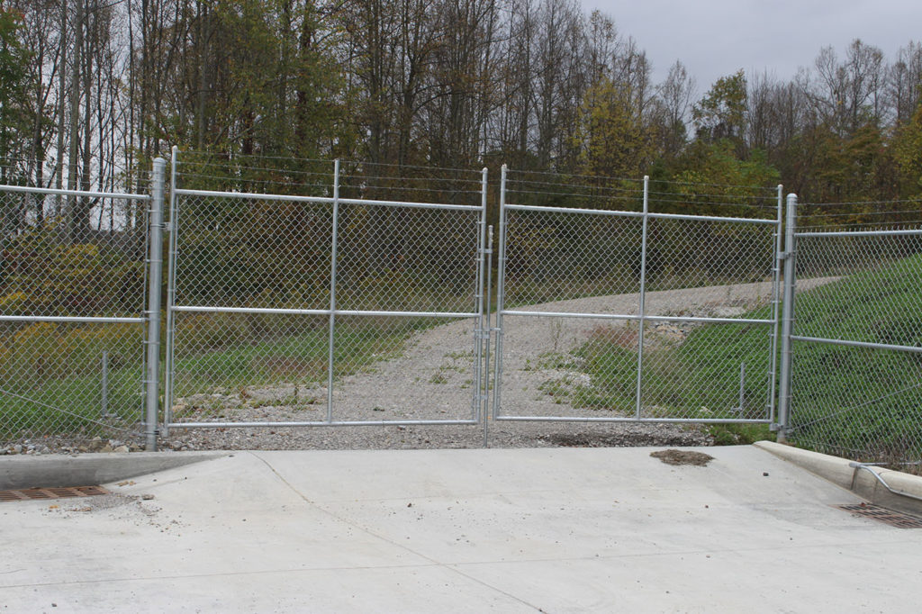 Steel chain link swing gate 1 - America's Gate Company