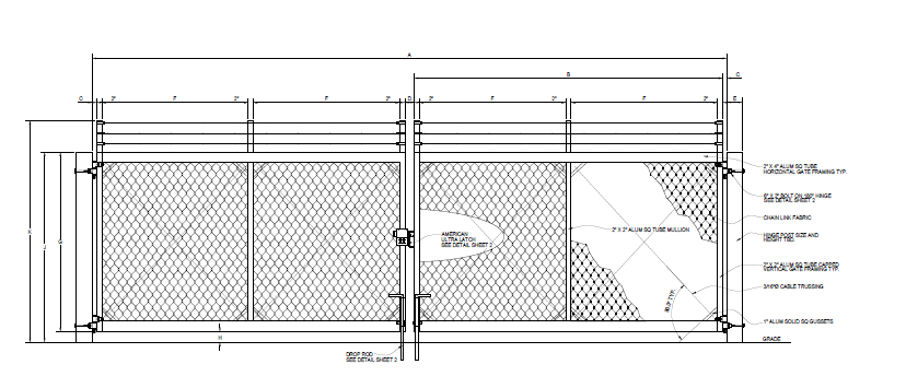 Industrial Double Swing Gate - America's Gate Company